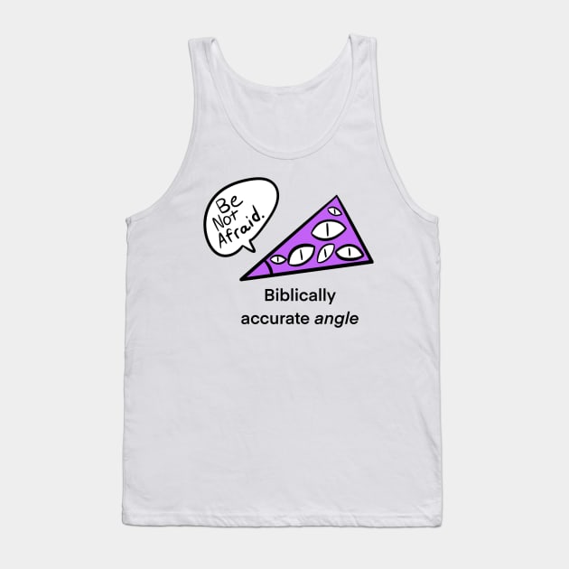 Biblically Accurate Angle Tank Top by SableShroom